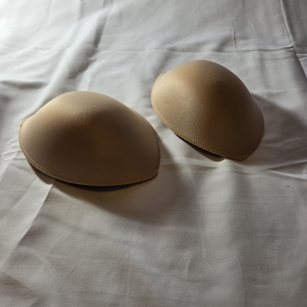 Seamless Tan Bra Inserts